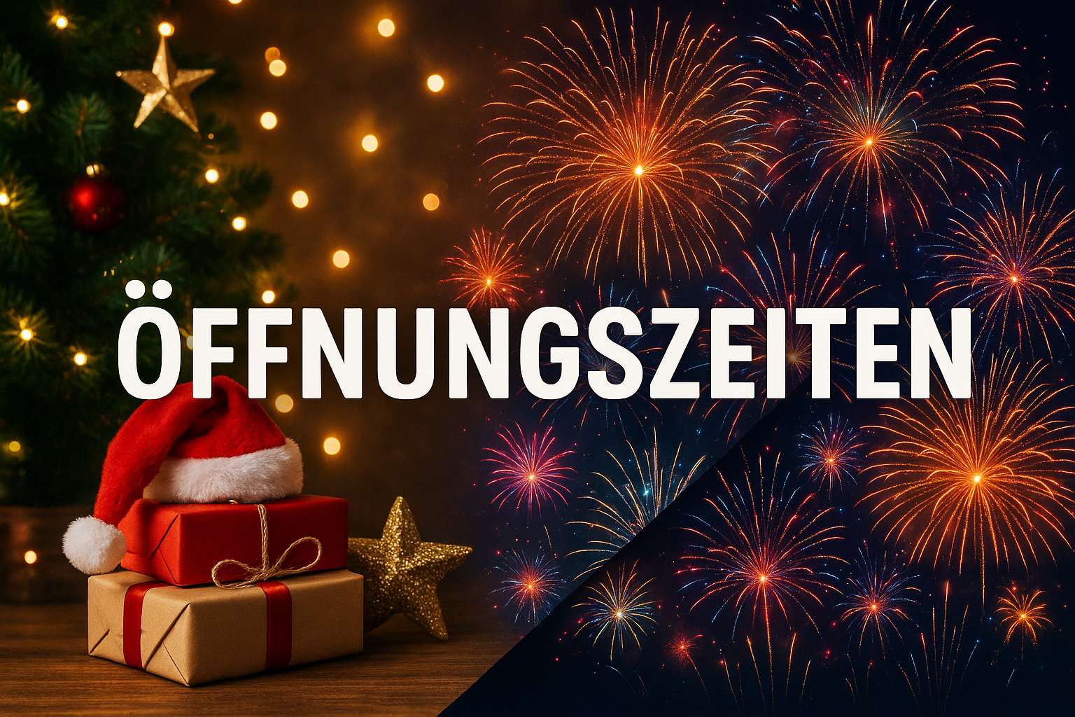 Öffnungszeiten  über die Feiertage